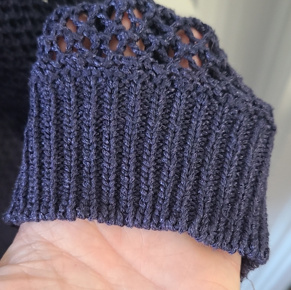 Open Knit 3/4 Sweater - Picture 4 of 9